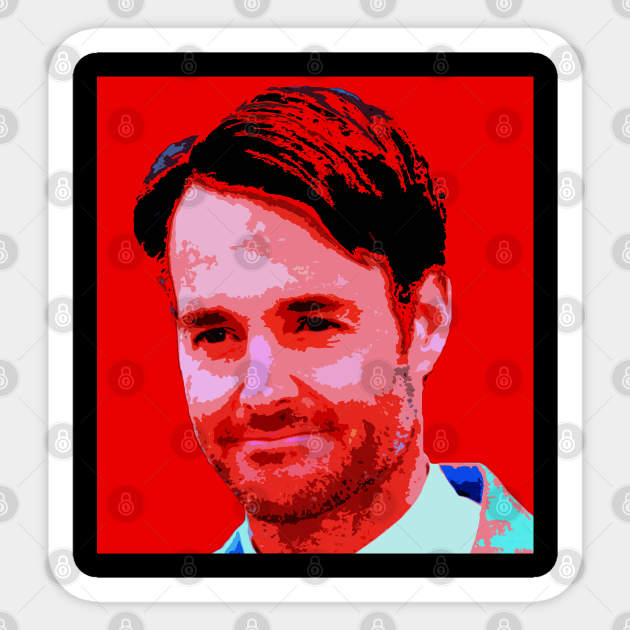 will forte Sticker by oryan80